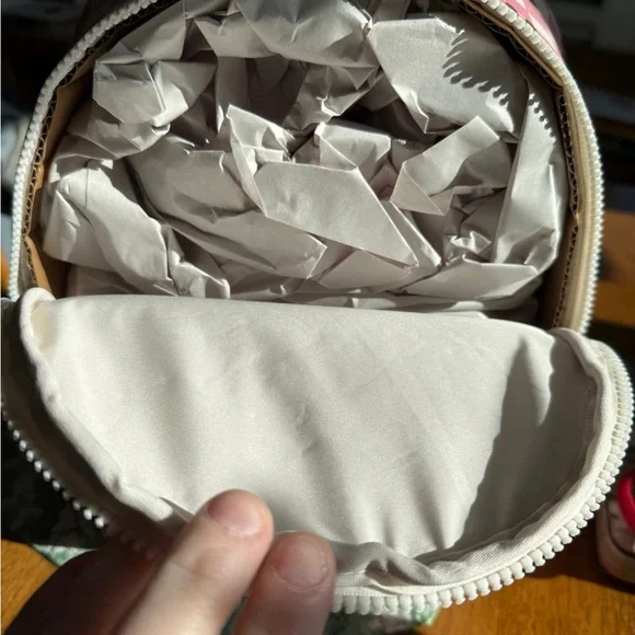 Disney Mickey Mouse Pink and White Checkered Backpack - Picture 7 of 12